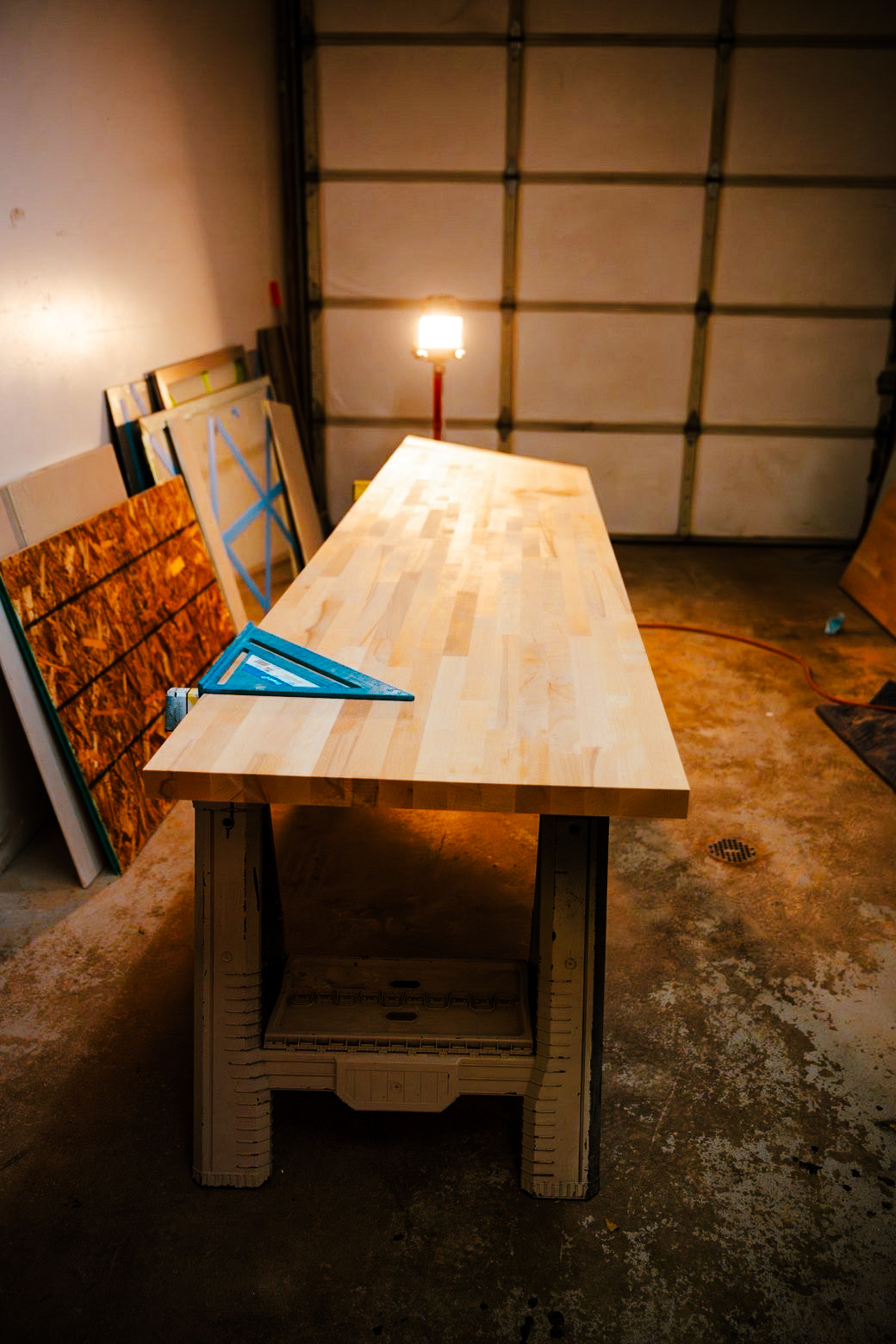 Finished custom wood table